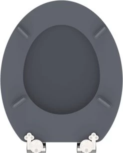 SCHÜTTE WC-Bril 80104 SPIRIT ANTHRAZIT - MDF-Hout - Soft Close - Verchroomde Scharnieren - Gelakt - Gesatineerd Antraciet -Grohe Winkel 964x1200 3