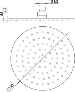 Ben Promo Hoofddouche - 20 Cm - Kunststof - Chroom - Douchekop 7 Ben Promo Hoofddouche - 20 Cm - Kunststof - Chroom - Douchekop -Grohe Winkel 976x1200