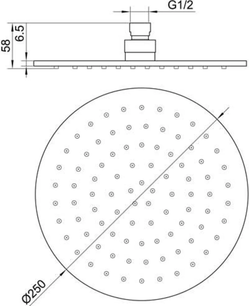 Ben Promo Hoofddouche - 20 Cm - Kunststof - Chroom - Douchekop 3 Ben Promo Hoofddouche - 20 Cm - Kunststof - Chroom - Douchekop - Image 3