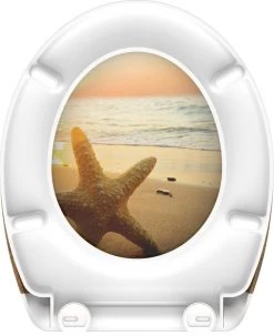 SCHÜTTE WC-Bril 82373 SEA STAR - Duroplast - Soft Close - Afklikbaar - RVS-Scharnieren - Decor - 3-zijdige Print -Grohe Winkel 977x1200 10