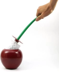 Merkloos WC-borstel Toiletborstel Cherry Kers Met Rode Borstel -Grohe Winkel 986x1200 3