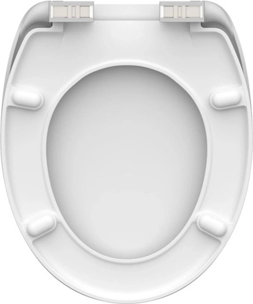 SCHÜTTE WC-Bril 82197 FLOWERS & WOOD - Duroplast - Soft Close - Verchroomde Scharnieren - Decor - 1-zijdige Print 8 SCHÜTTE WC-Bril 82197 FLOWERS & WOOD - Duroplast - Soft Close - Verchroomde Scharnieren - Decor - 1-zijdige Print - Image 8